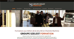 Desktop Screenshot of groupe-szelest-formation.com